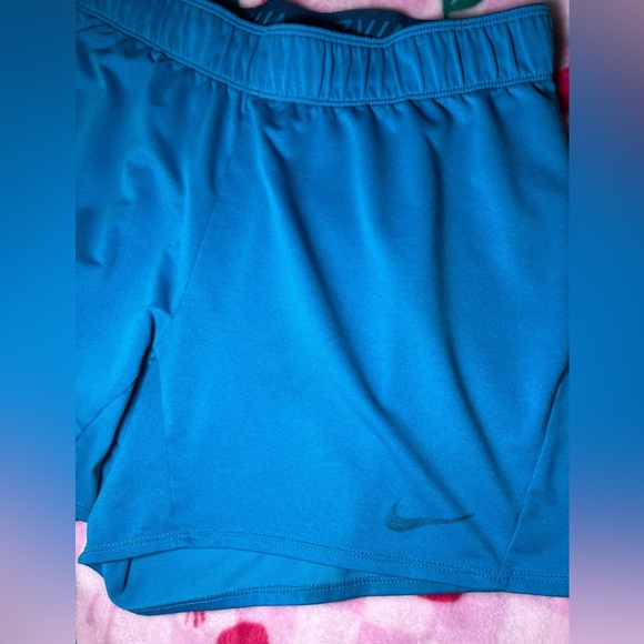 Women's Blue Nike Dri fit shorts - Picture 4 of 10